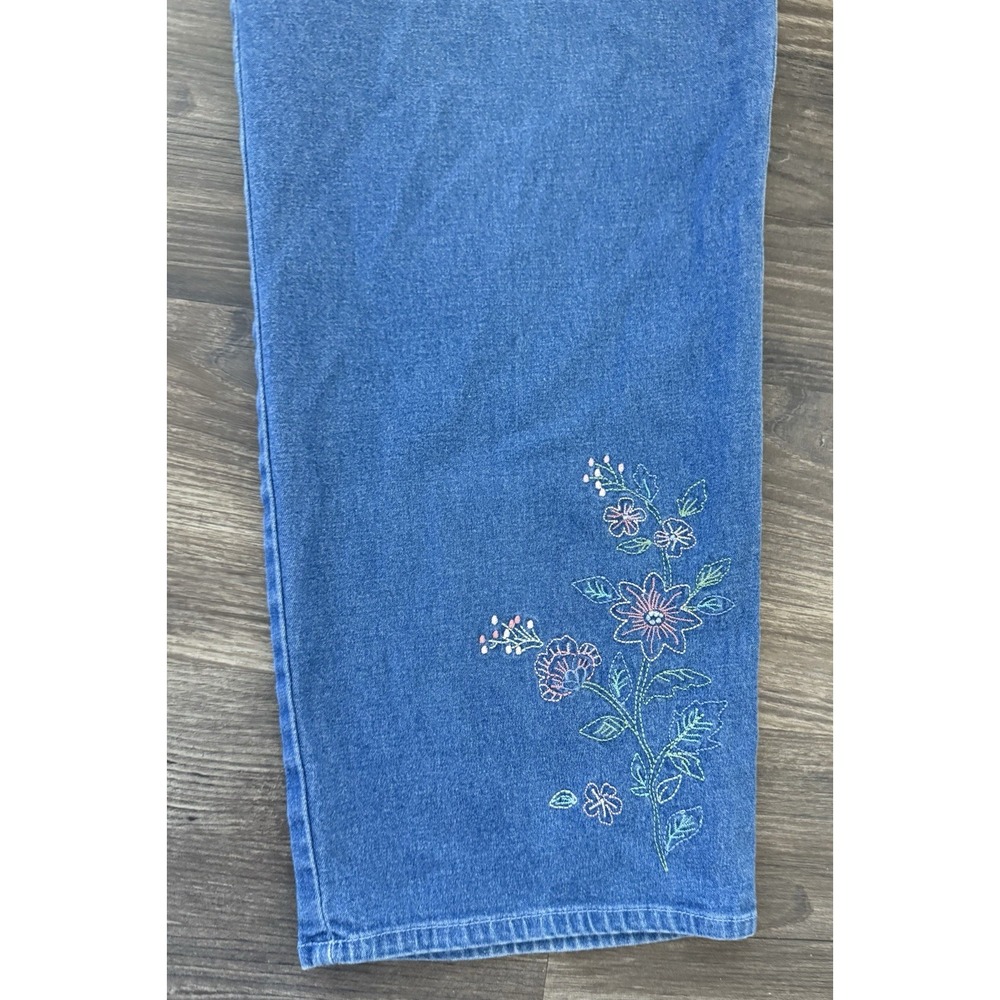 SOLD
core teacher core floral Top Jeans Sz 10 Boho Vintage‎ Y2K indie - Picture 5 of 16